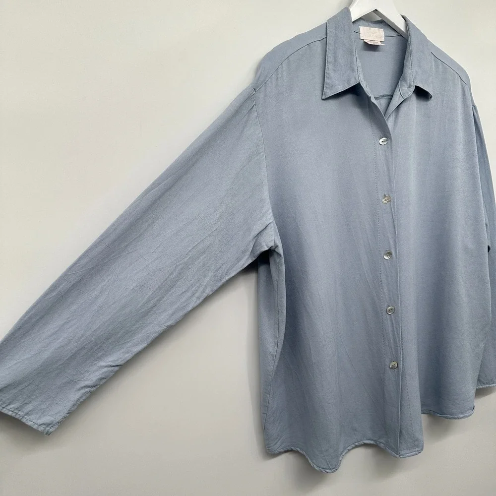 Vintage Soft Surroundings Tunic Top Shirt‎ Size XL Quiet Luxury Coastal Chic USA